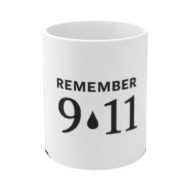 White memorial mug